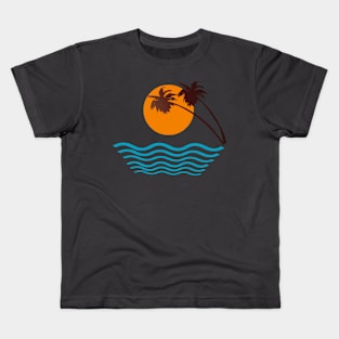 Beach landscape Kids T-Shirt